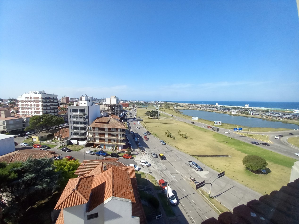 Alquiler x Vacaciones Invierno-SEMIPISO 3AMB COCHERA-VISTA al MAR-FRENTE-BALCON-PUNTA MOGOTES