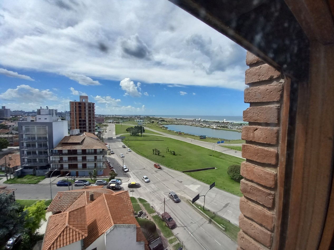 Alquiler x TEMORADA-SEMIPISO 3AMB COCHERA-VISTA al MAR-FRENTE-BALCON-PUNTA MOGOTES