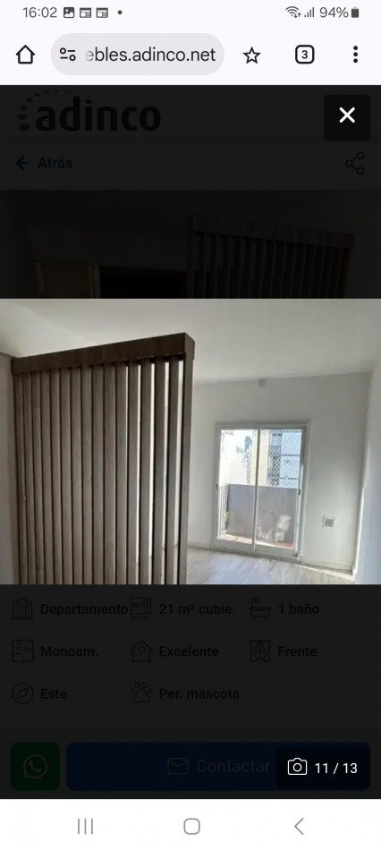 1AMB RECICLADO CENTRO BALCON ELECTRICO-SE PUEDE CONECTAR GAS
