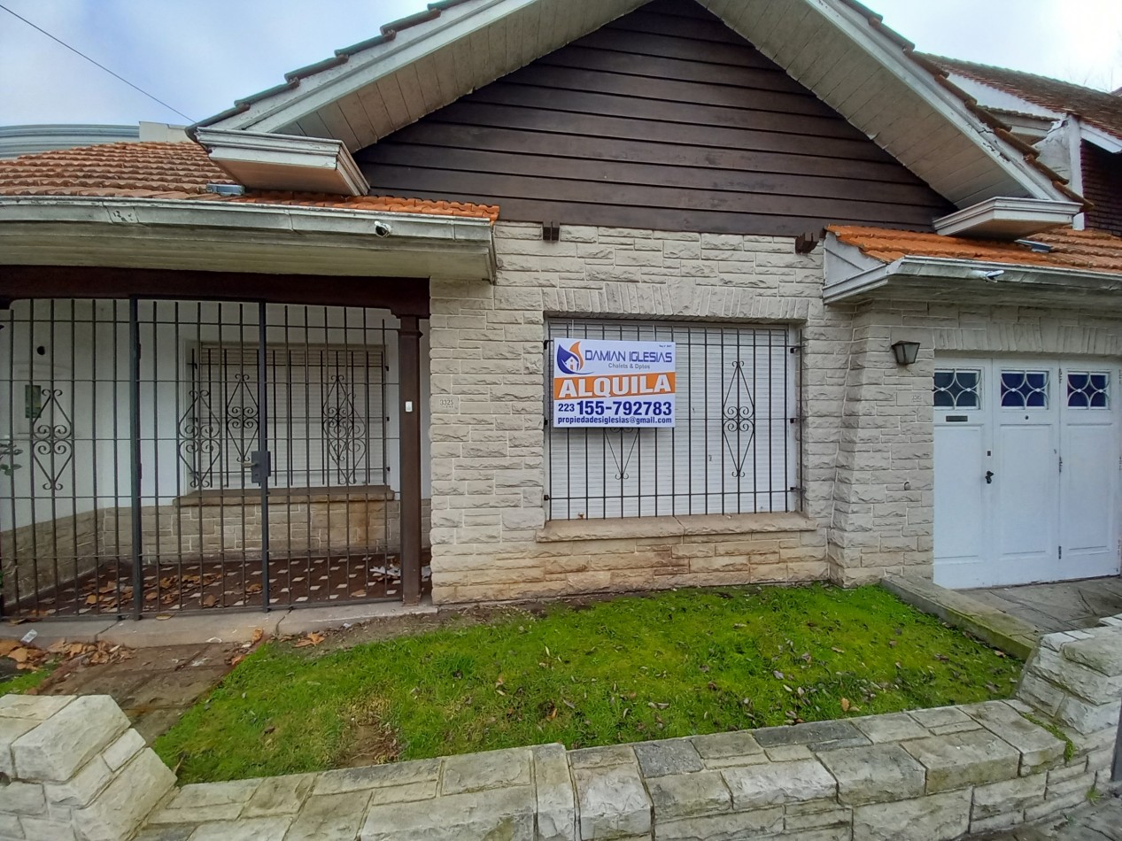 ALQUILER CHALET USO para OFICINAS o CONSULTORIO 4 AMB de ESTILO ESTADO ORIGINAL LOS TRONCOS