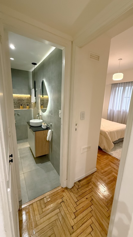 2AMB RECICLADO con DEPENDENCIA CENTRO ARTEFACTO Y MUEBLES A ESTRENAR 