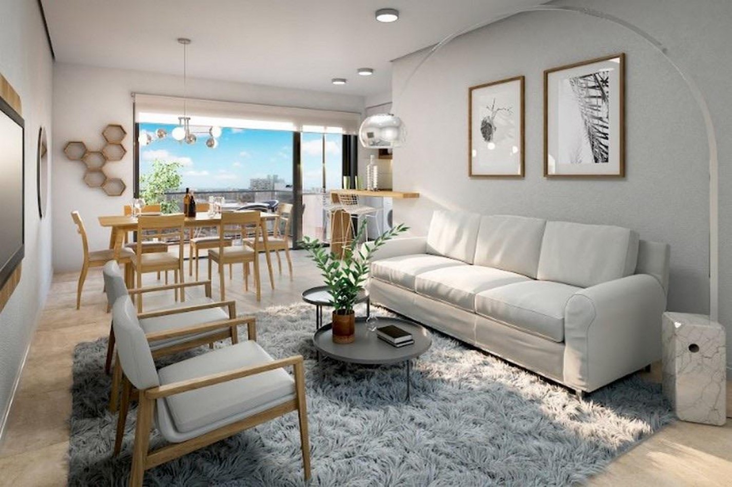 VENTA LOFT 2AMB en CONSTRUCCION  con PARRILLA Y BALCON 