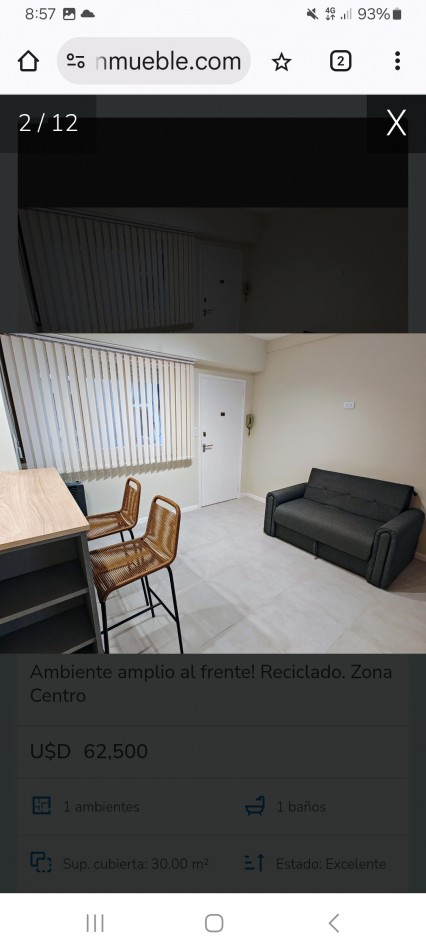 VENTA 1AMB RECICLADO CENTRO 