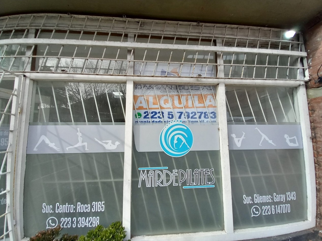 ALQUILER LOCAL FRENTE VIDRIADO BERNARDO DE IRIGOYEN 