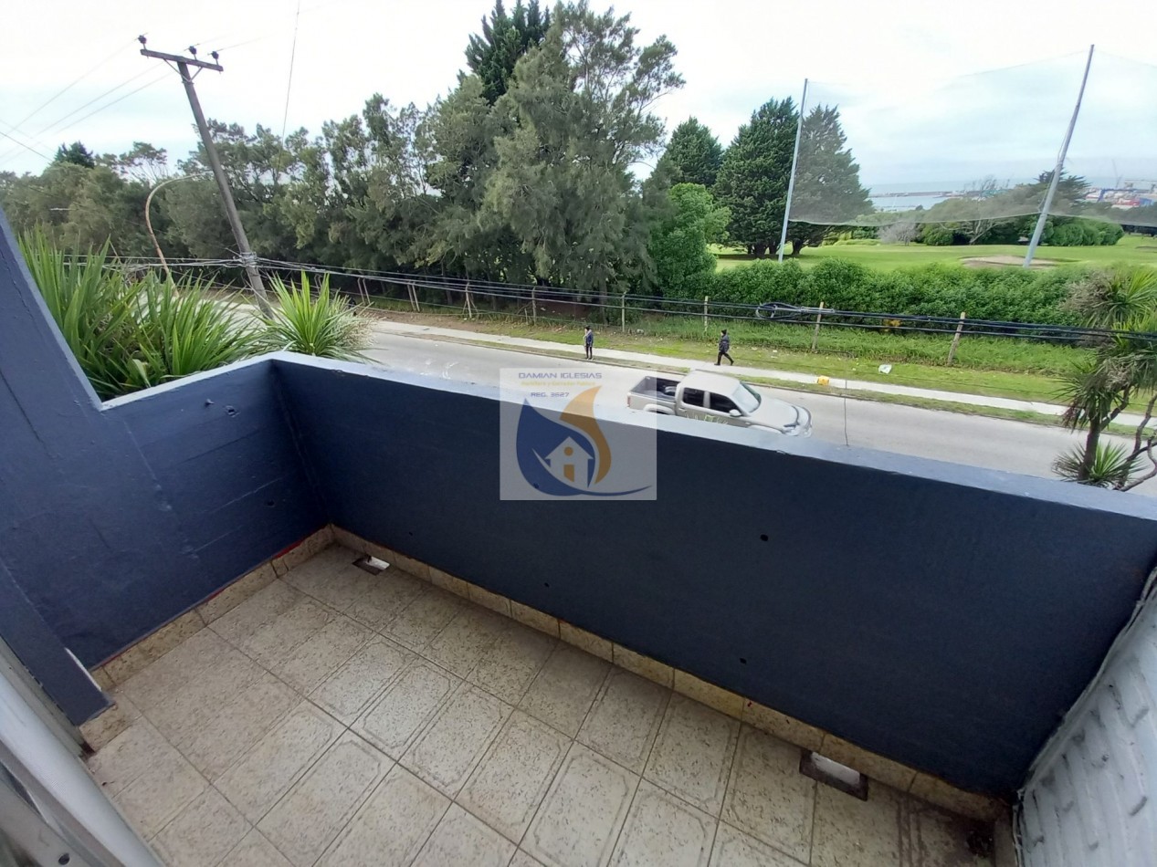 ALQUILER 3AMB ORIGINAL COCHERA 1° PISO por ESCALERA VISTA AL MAR GOLF 