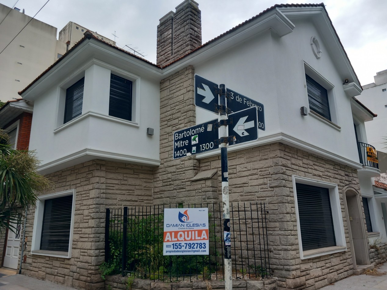 ALQUILER USO PROFESIONAL CASA 6AMB 3 BAÑOS COCHERA 