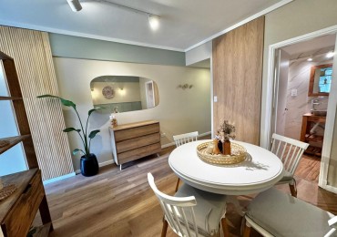 VENTA 1AMB RECICLADO CENTRO BALCON SALIENTE ARTEFACTO Y MUEBLES A ESTRENAR 