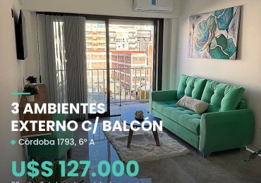 VENTA 3AMB RECICLADO CENTRO BALCON FRENTE 