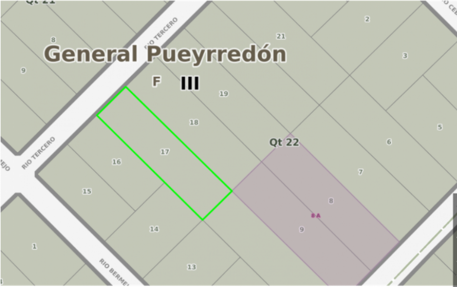 LOTE GLORIA DE LA PEREGRINA,FINANCIA.